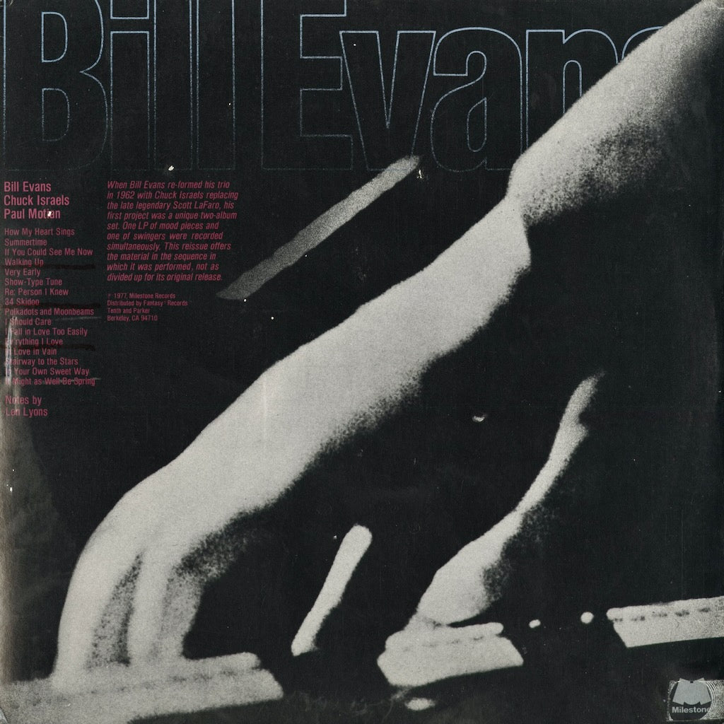 Bill Evans - The Second Trio (M-47046) 1977 US Milestone｜中古LP