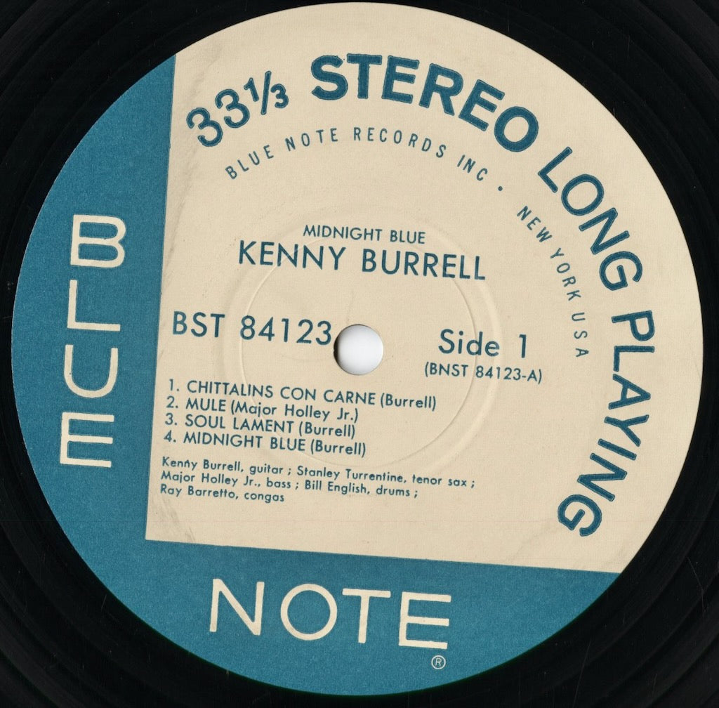 Kenny Burrell - Midnight Blue (BST 84123) 1983 JPN Blue Note｜中古LP