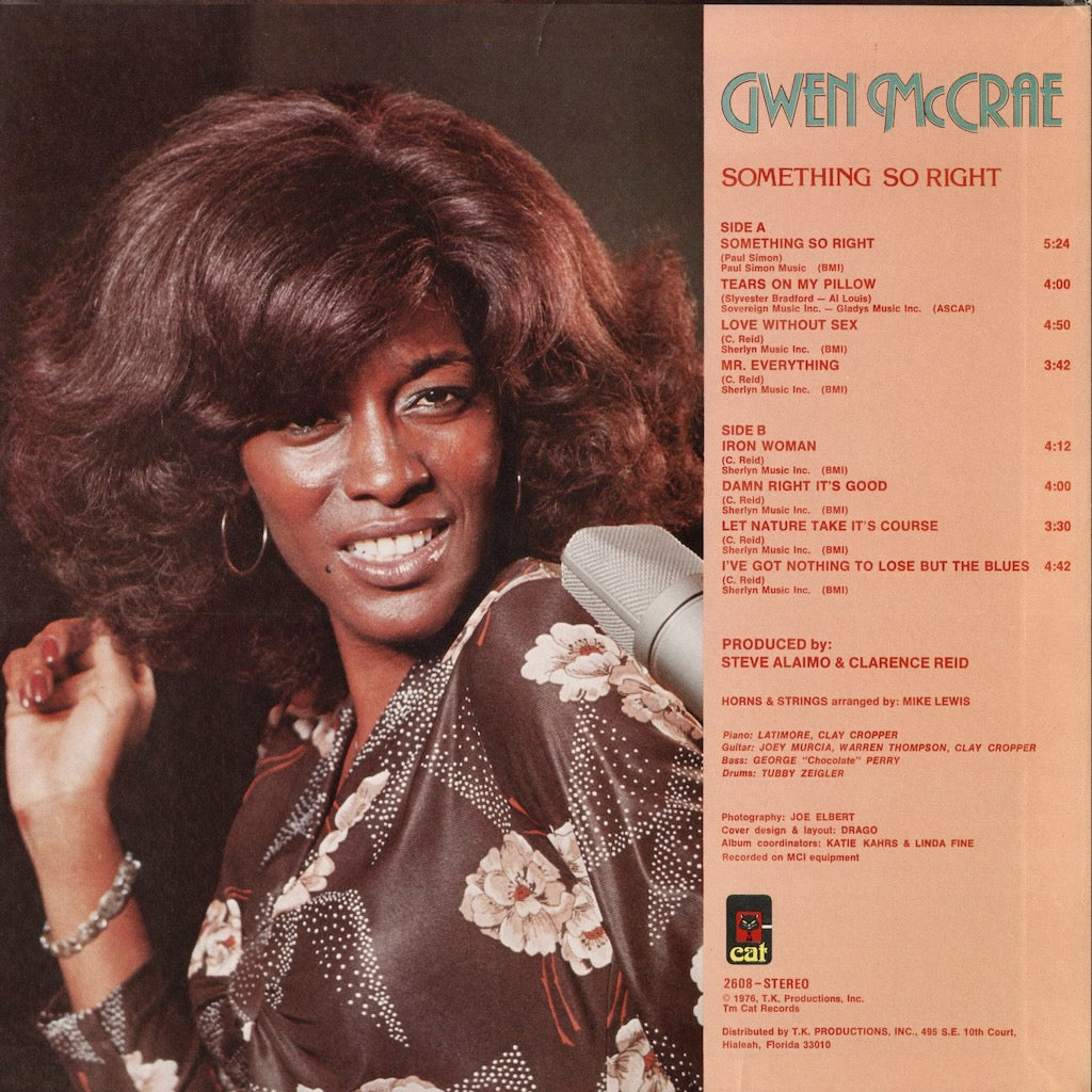 Gwen McCrae - Something So Right (CAT 2608) 1976 US Cat｜中古LP