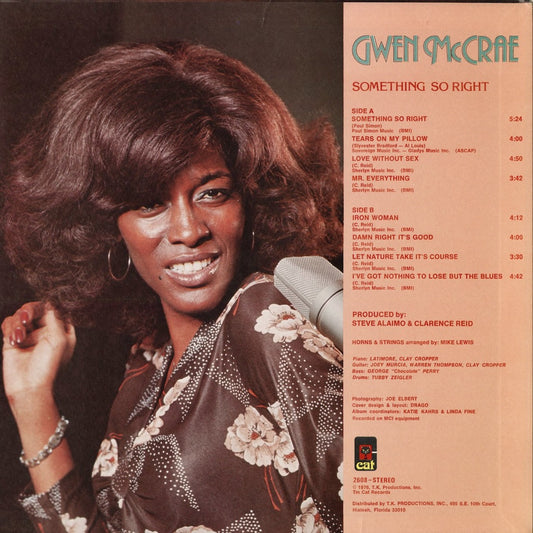 Gwen McCrae - Something So Right (CAT 2608) 1976 US Cat｜中古LP