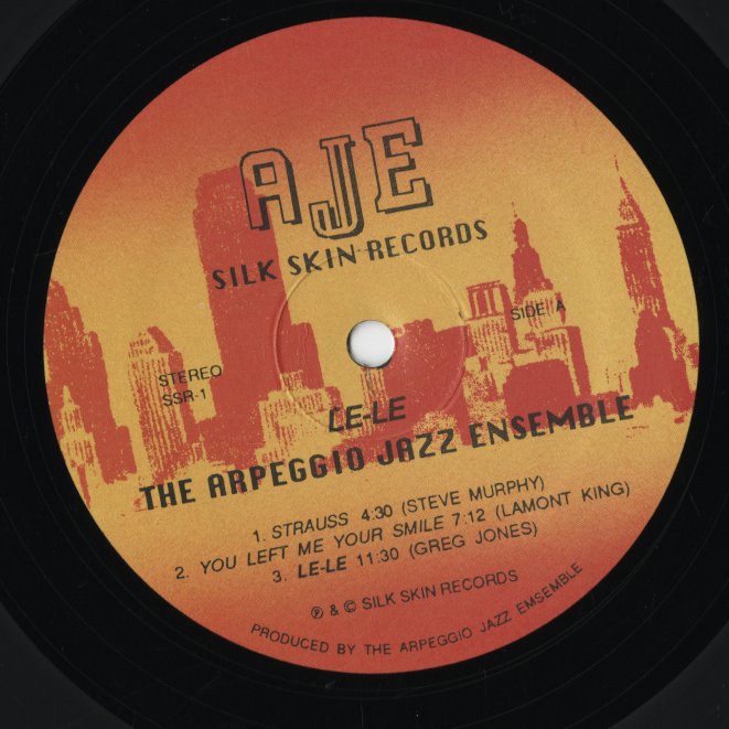 The Arpeggio Jazz Ensemble – Le-Le (SSR-1) LP 1987 US Silk Skin オリジナル盤 | 中古LP