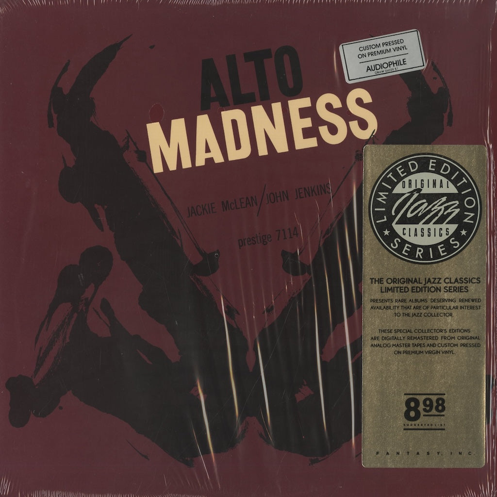 Jackie McLean - John Jenkins / ジャッキー・マクリーン　ジョン・ジェンキンス / Alto Madness (OJC-1733)