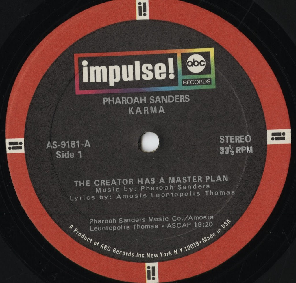 Pharoah Sanders - Karma (AS-9181) 1969 US Impulse｜中古LP