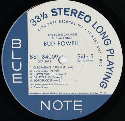 Bud Powell - The Scene Changes - The Amazing Bud Powell Vol.5 (GXF3013) 1977 JPN Blue Note｜中古LP