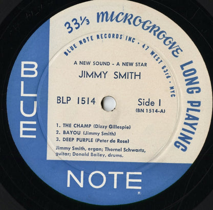 Jimmy Smith - A New Sound A New Star - Volume 2 (BLP 1514) 1960 US Blue Note｜中古LP