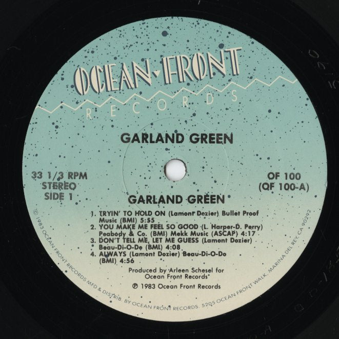 Garland Green - S.T. (OF 100) LP 1983 US Ocean Front｜中古LP