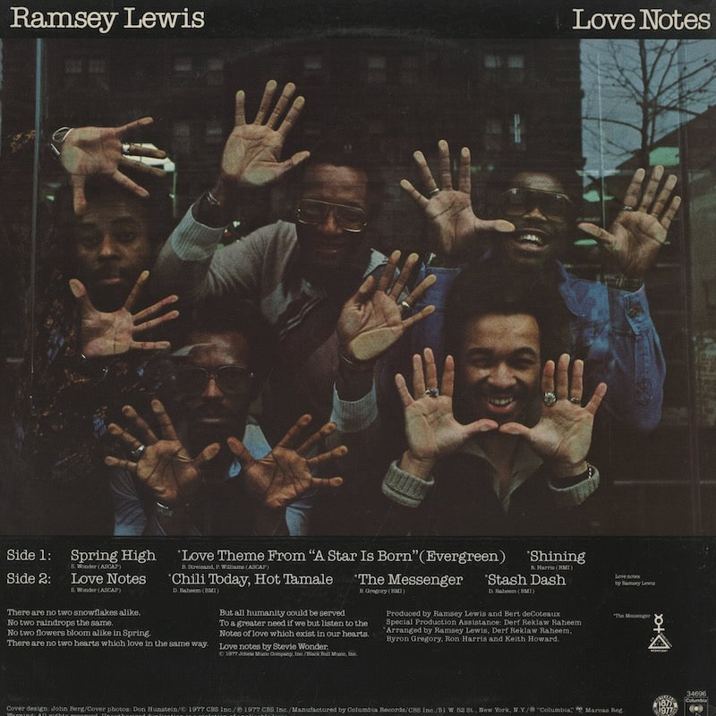 Ramsey Lewis / ラムゼイ・ルイス / Love Notes (PC 34696)