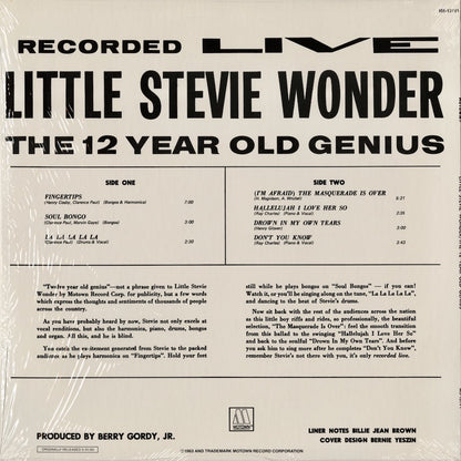 Stevie Wonder / スティーヴィー・ワンダー / 12 Years Old Genius (M5-131V1)