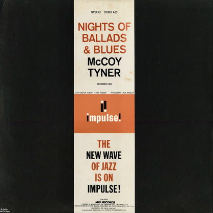 McCoy Tyner - Nights Of Ballads & Blues (VIM-4649) 1982 JPN MCA｜中古LP