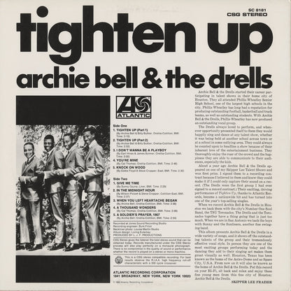 Archie Bell & The Drells - Tighten Up (SD 8181) LP 2010 US Atlantic｜中古LP