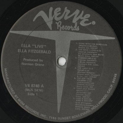 Ella Fitzgerald / エラ・フィッツジェラルド / Ella Live (V6-8748)