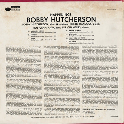 Bobby Hutcherson - Happenings (BST 84231) 1974 US Blue Note｜中古LP