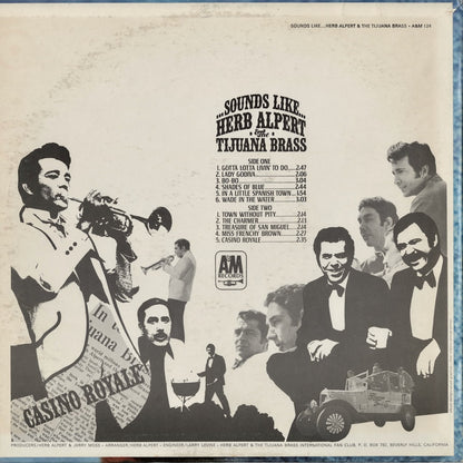 Herb Alpert & The Tijuana Brass - Sounds Like (SP-4124) LP 1967 US A&M｜中古LP