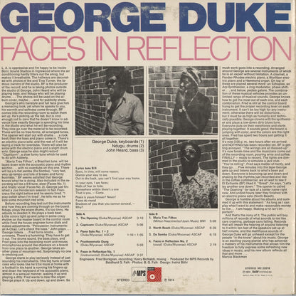 George Duke - Faces In Reflection (MC 22018) LP 1974 US MPS｜中古LP