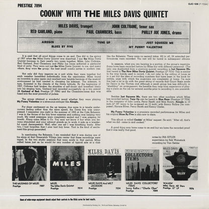 Miles Davis / マイルス・デイヴィス / Cookin' (OJC-128)