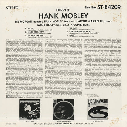 Hank Mobley / ハンク・モブレー / Dippin' (GXK 8201)