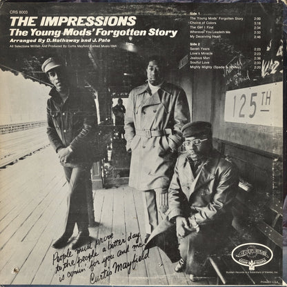 The Impressions / インプレッションズ / The Young Mods' Forgotten Story (CRS 8003)