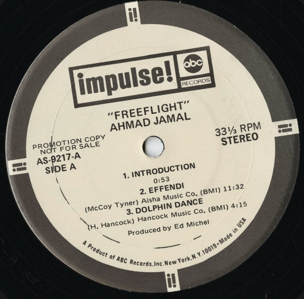 Ahmad Jamal - Freeflight (AS-9217) LP 1971 US Impulse!｜中古LP
