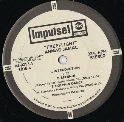 Ahmad Jamal - Freeflight (AS-9217) LP 1971 US Impulse!｜中古LP