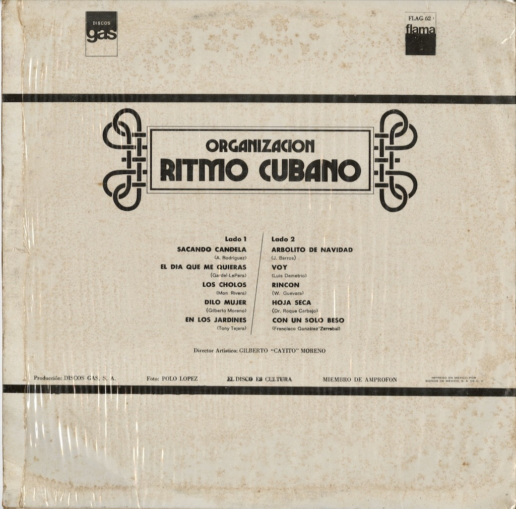 Organizacion Ritmo Cubano / オルガニサシオン・リトモ・クバーノ / Sacando Candela (FLAG-62)