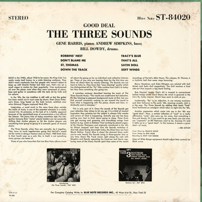 The Three Sounds / スリー・サウンズ / Good Deal (GXK 8122)