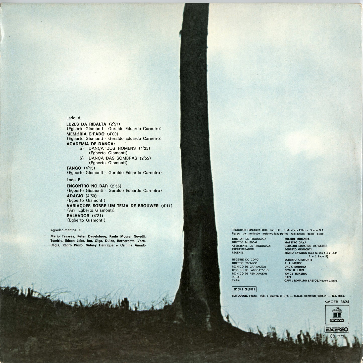 Egberto Gismonti / エグベルト・ジスモンチ / Egberto Gismonti (1973) (SBRXLD-12.521)