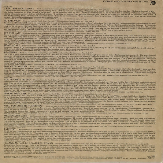 Carole King - Tapestry（Ode70ロゴ）(SP-77009) 1971 US Ode｜中古LP