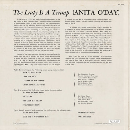 Anita O'Day / アニタ・オデイ / The Lady Is A Tramp (MV 2080)