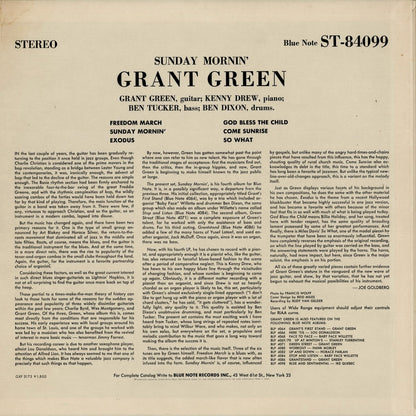 Grant Green - Sunday Mornin' (GXF 3173) 1979 JPN Blue Note｜中古LP
