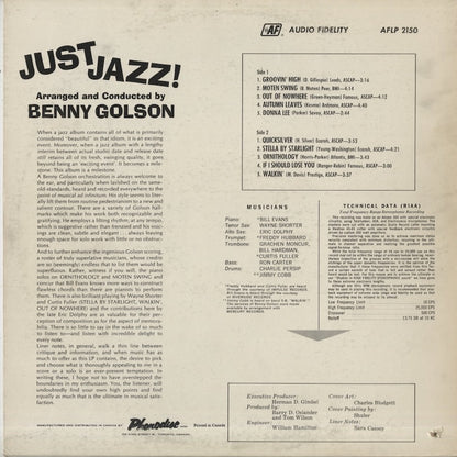 Benny Golson / ベニー・ゴルソン / Just Jazz! (AFLP 2150)
