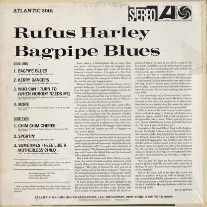 Rufus Harley - Bagpipe Blues (SD 3001) 1965 US Atlantic｜中古LP