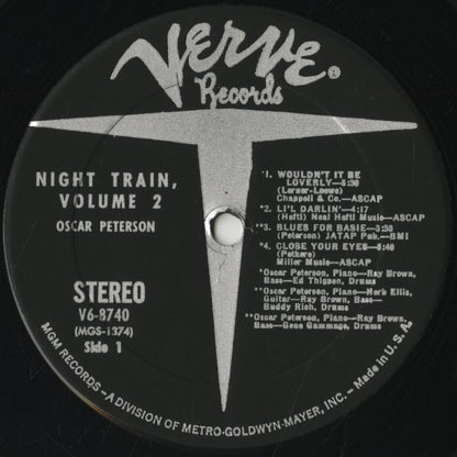 Oscar Peterson / オスカー・ピーターソン / Night Train Vol. 2 (V6-8740)