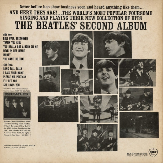 The Beatles - Second Album (AP-80012) LP 1973 JPN Apple｜中古LP