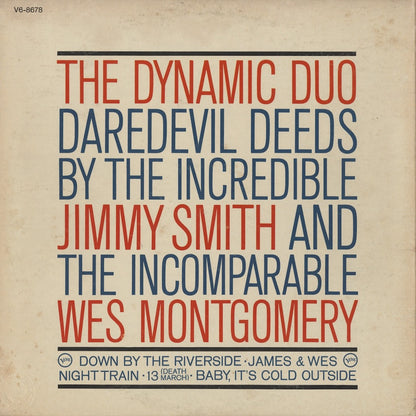 Jimmy Smith & Wes Montgomery - The Dynamic Duo (V6/8678) LP 1967 US Verve