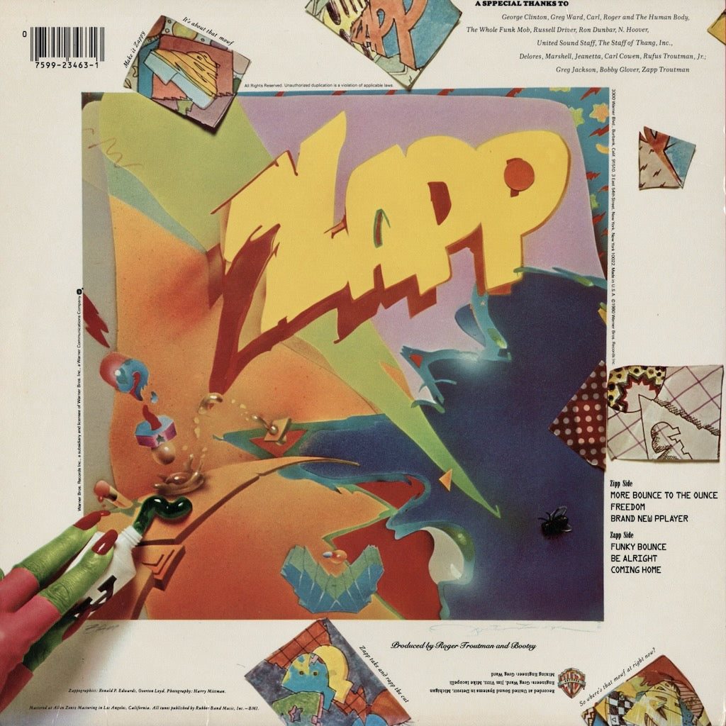Zapp - Zapp (BSK 3463) 1980 US Warner Bros.｜中古LP