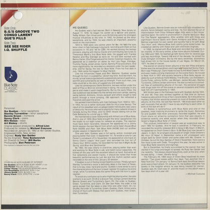 Ike Quebec / アイク・ケベック / Congo Lament (LT-1089)