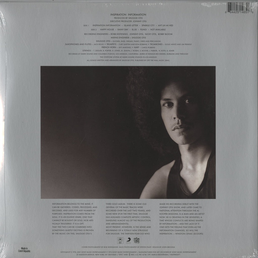 Shuggie Otis / シュギー・オーティス / Inspiration Information (GET51465-LP)