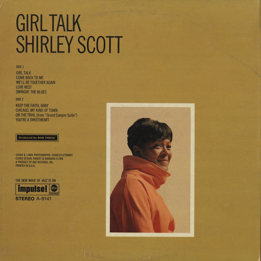 Shirley Scott - Girl Talk (AS-9141) LP 1967 US ABC Impulse｜中古LP