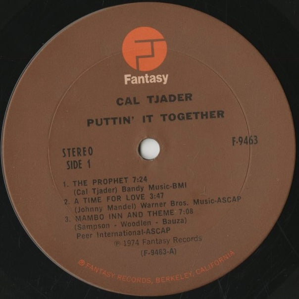 Cal Tjader / カル・ジェイダー / Puttin' It Together (F-9463)