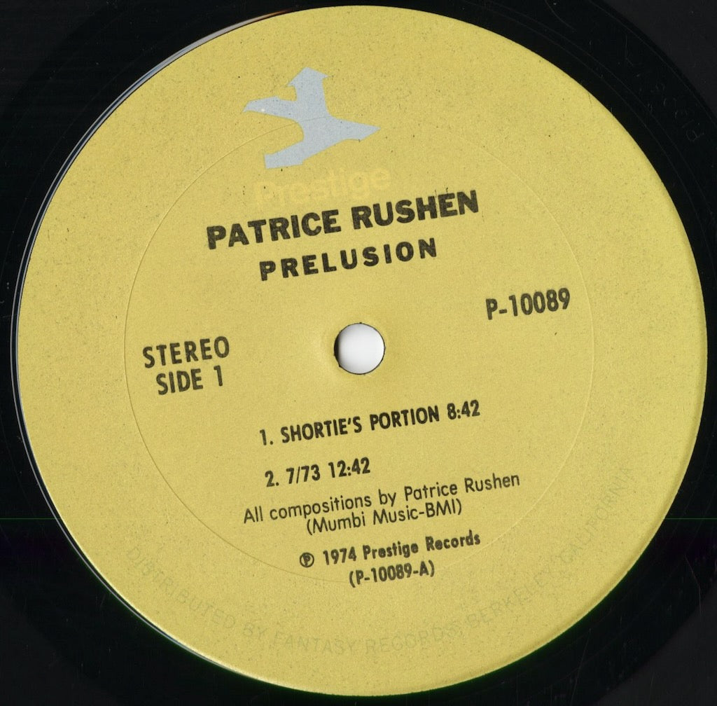 Patrice Rushen - Prelusion (P-10089) 1974 US Prestige｜中古LP