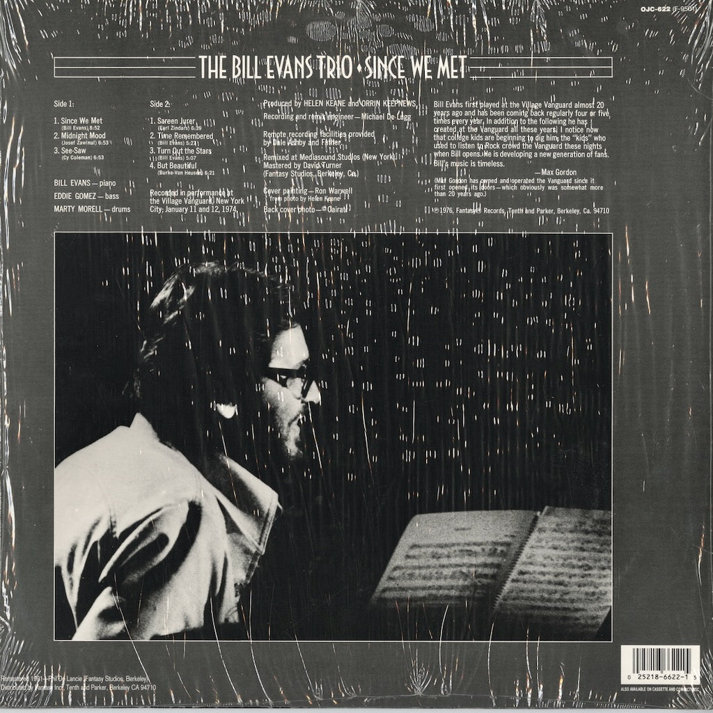 Bill Evans / ビル・エヴァンス・トリオ / Since We Met (OJC-622)