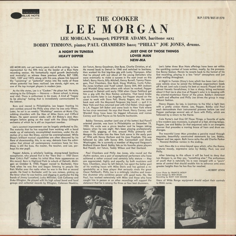 Lee Morgan / リー・モーガン / The Cooker (BST 81578)