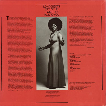 Lea Roberts / レア・ロバーツ / Excuse Me I Want To Talk To You (UA-LA088-F)