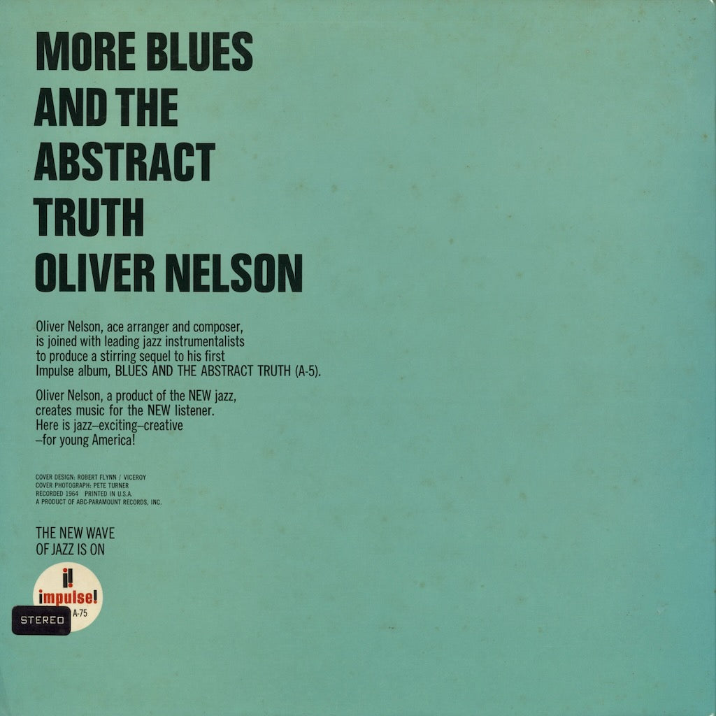 Oliver Nelson / オリヴァー・ネルソン / More Blues And The Abstract Truth (AS-75)