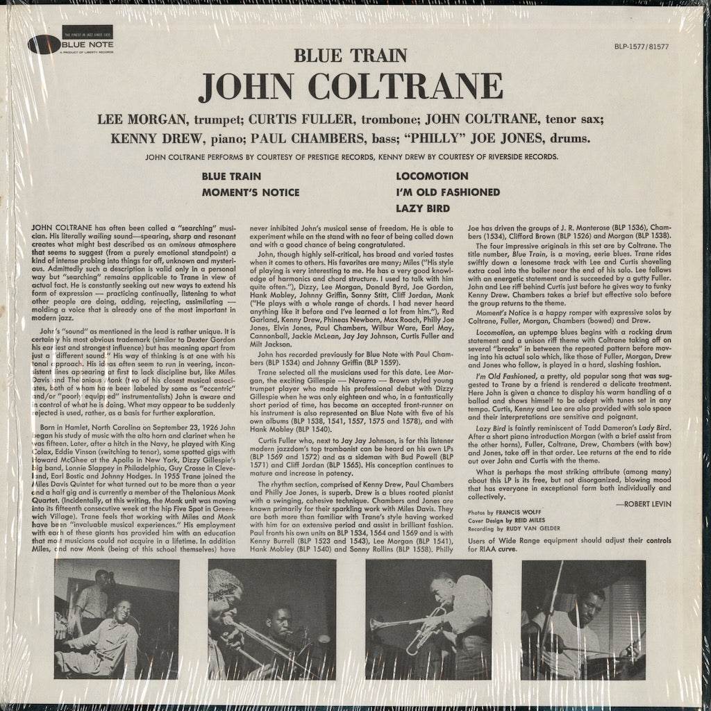 John Coltrane / ジョン・コルトレーン / Blue Train (BST-81577) US Blue Note UA 青白Label