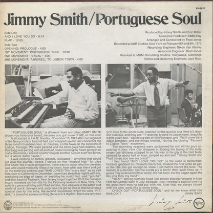 Jimmy Smith - Portuguese Soul (V6-8832) LP 1973 US Verve｜中古LP