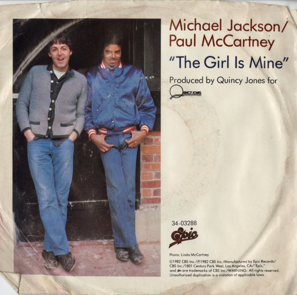 Michael Jackson, Paul McCartney / マイケル・ジャクソン、ポール・マッカートニー / The Girl Is Mine -7 (34-03288)