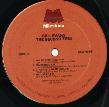 Bill Evans - The Second Trio (M-47046) 1977 US Milestone｜中古LP