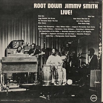 Jimmy Smith / ジミー・スミス / Root Down (MV 2808)