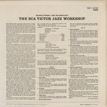 George Russell - Jazz Workshop (RGP-1167(M)) LP 1976 JPN RCA